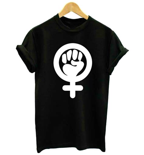 Powerful Hand Feminist Girl Power Women Tshirt Casual Cotton Hipster Funny T Shirt For Girl Top