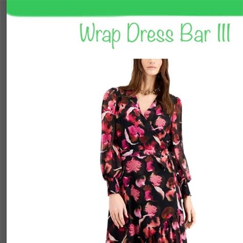 Bar Iii Dresses Bar Iii Wrap Dress Poshmark