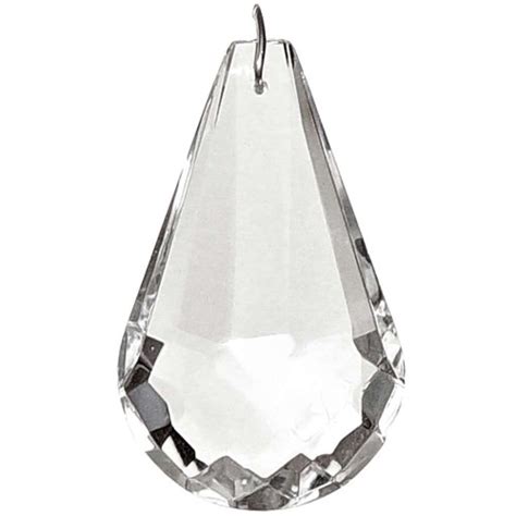 Crystal Prism Faceted Drop Glass Crystal