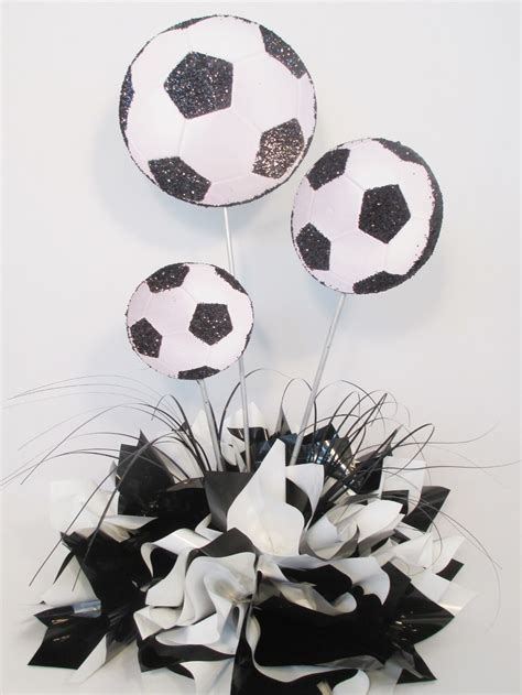 Soccer Balls Centerpiece Soccer Decor Soccer Ts Soccer Stuff