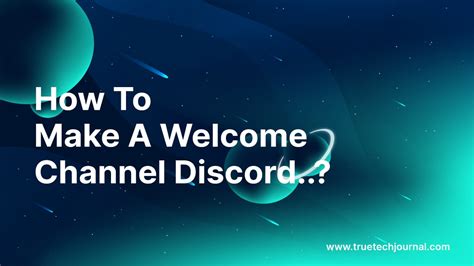 How To Make A Welcome Channel Discord