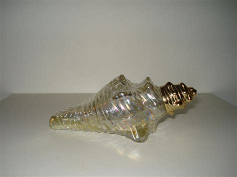 Vintage Avon Shell Perfume Bottle Retro Glass Sea Shell