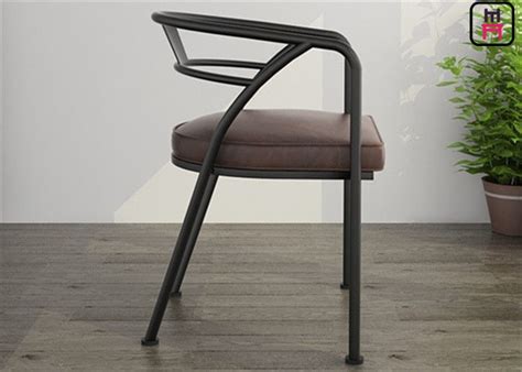 You can find the wooden chairs, available in black, brown, and other colors that look classy. Loft Design Industrial Style Metal Restaurant Chairs With Leather Seats Arm Chair