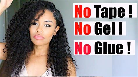 how to install a lace front wig with got2b glued bellasfemminicy