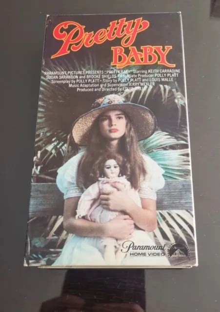 Pretty Baby Vhs Brooke Shields Susan Sarandon Paramount Video Rare