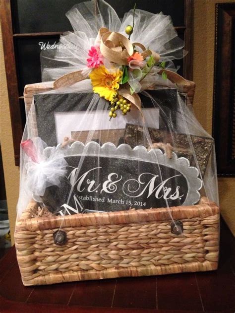 Unique Wedding Gift Basket Ideas