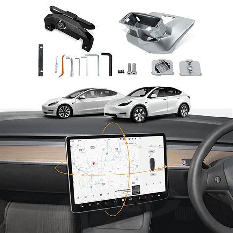 Tesla Model 3 Y Screen Rotate Swivel Mount Kit Accessories X Car