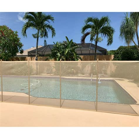 Xtremepowerus 4 X 12 Ft Pool Fence See Thru 5 Section Pool Fence Long