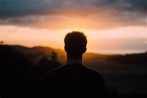 1920x1081px Free Download Hd Wallpaper Man Staring Into Sunset