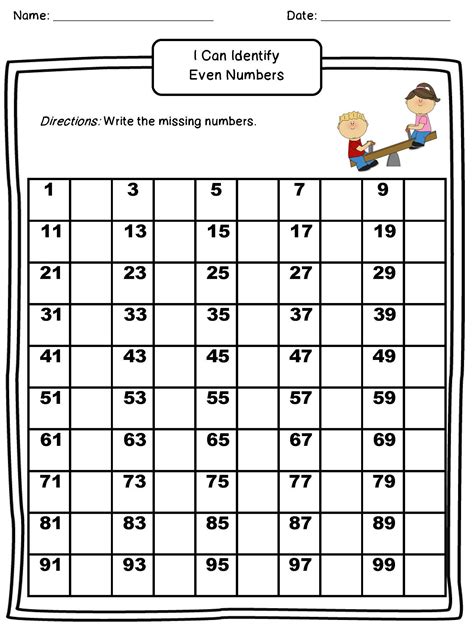 Even And Odd Numbers Worksheets Free Printable