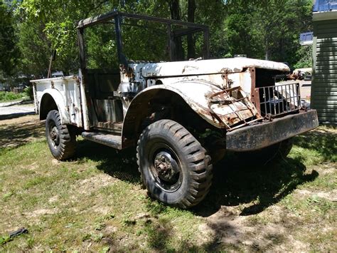 Rare 1951 Dodge M37 Power Wagon Military Project For Sale