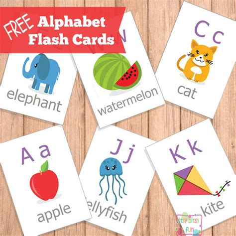 Alphabet Flash Cards Pdf Alphabet Letters With Pictures Flashcards