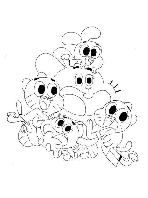 Amazing world of gumball coloring pictures. Kids-n-fun.de | Malvorlage Die fantastische Welt von ...