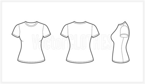17 Women T Shirt Template Vector Images T Shirt Vector Womens T