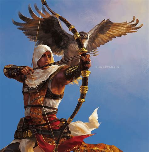Bayek By Sunsetagain Assassins Creed Art Assassins Creed Artwork