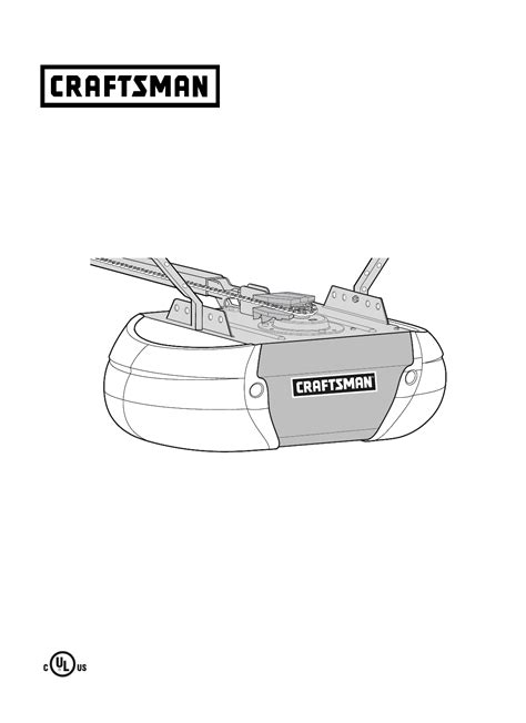 Wiring diagram for garage door opener the sensor for the garage door opener was accidently knocked off. Craftsman 1 2 Horsepower Garage Door Opener Wiring Diagram ...