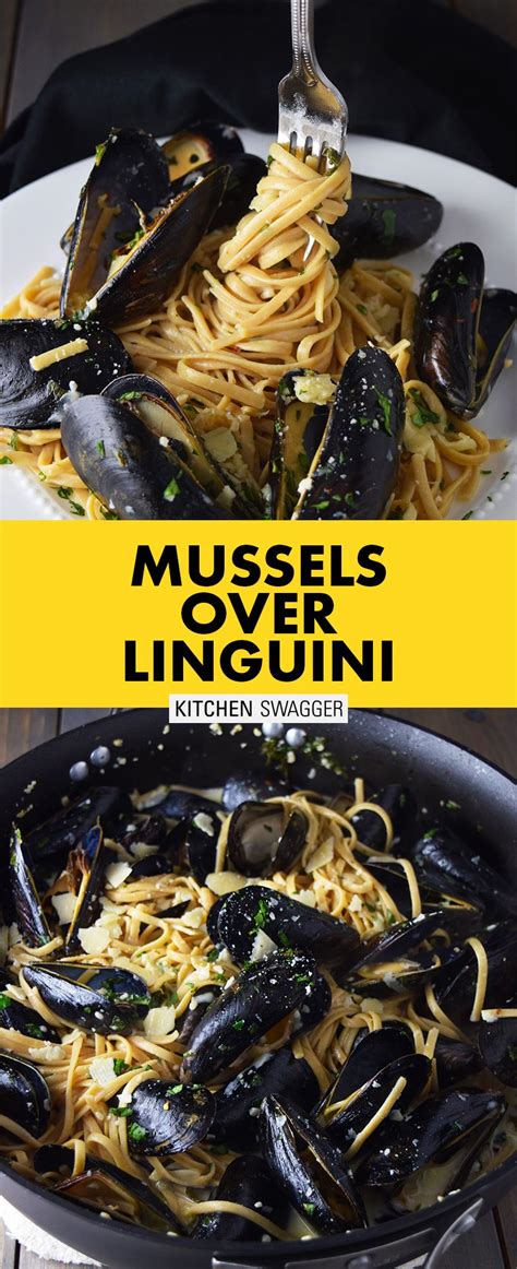 Place flour and eggs in two seperate shallow dishes. Mussels and Linguine with Garlic Butter & White Wine Pasta ...