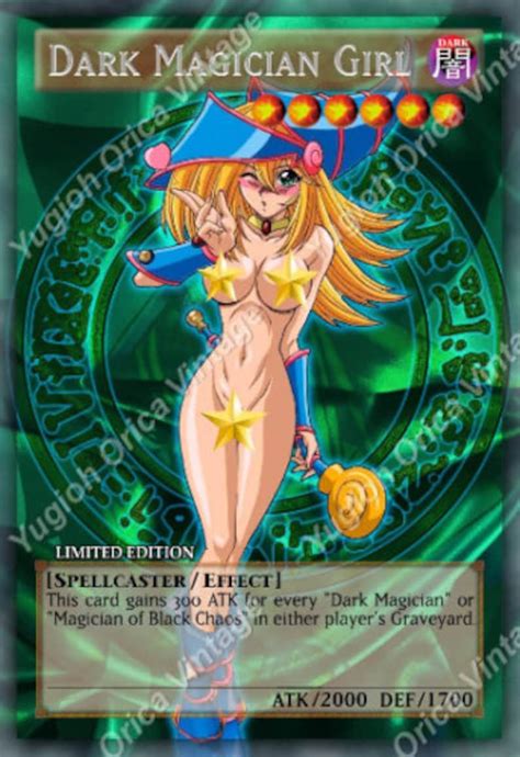 Yugioh Orica Sexy Dark Magician Girl 8 Cards Set 1 Etsy
