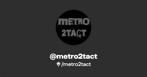 Metro2tact Twitter Instagram Tiktok Twitch Linktree