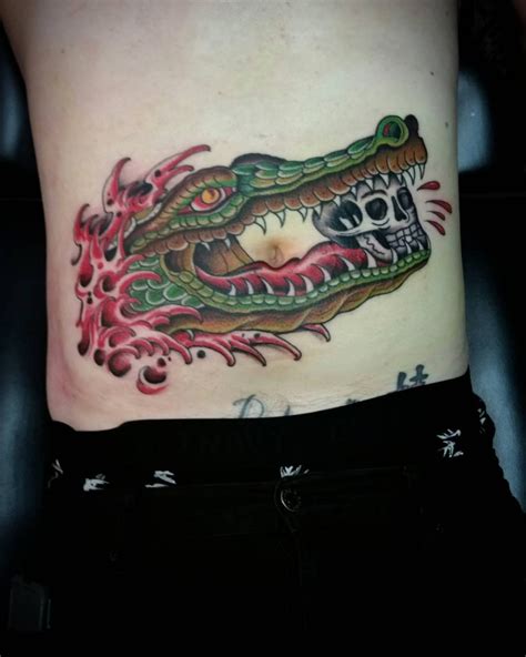 16 Alligator Tattoo Designs Ideas Design Trends Premium Psd