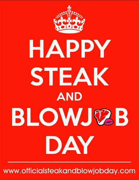 Steak And Bj Day Steakandbjday Twitter