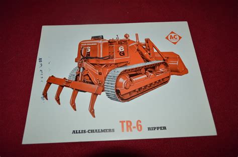 Allis Chalmers Hd6g Crawler Tractor Tr 6 Ripper Dealers Brochure Amil12