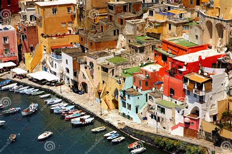 Procida Beautiful Island In The Mediterranean Sea Stock Photo Image