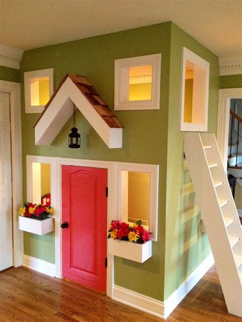 15 Awesome Indoor Playhouses For Kids Home Design And Interior