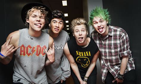 Five Seconds Of Summer 2015 Calendar Cover Quotes