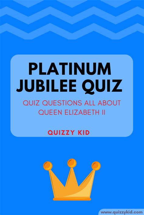 Platinum Jubilee Quiz Quizzy Kid