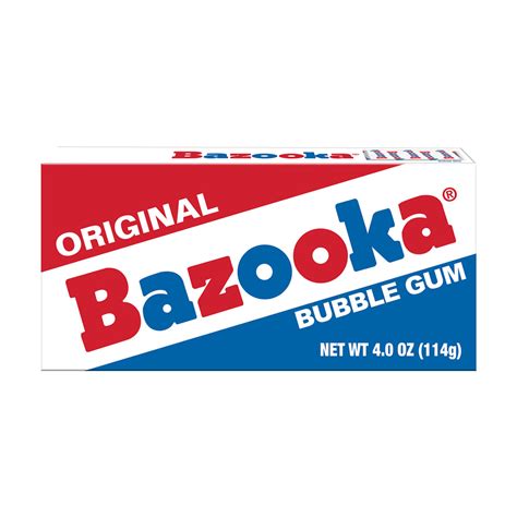 Bazooka Original Bubble Gum 4 Oz