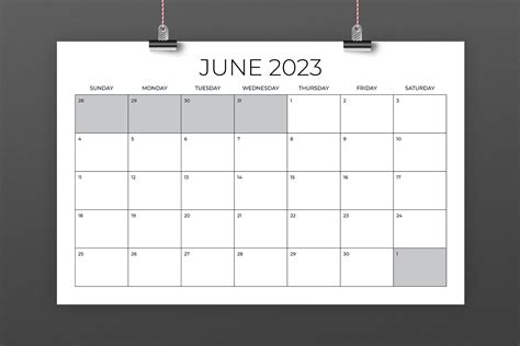 2023 11 X 17 Inch Office Calendar Template By Running With Foxes