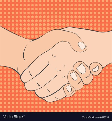Business People Shaking Hands Royalty Free Vector Image