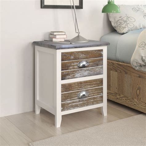 So easy to put together too! Small Bedside Cabinets Bedroom Phone Table Nightstand Set ...