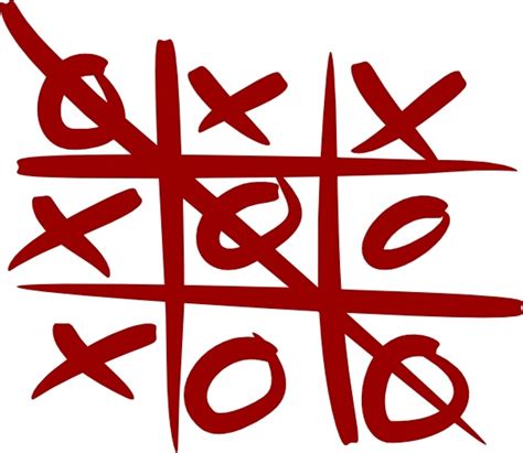 Tic Tac Toe clip art Free vector in Open office drawing svg ( .svg