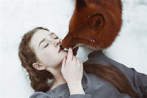 Photos Of Redheads With A Red Fox Are Proof That Gingers Are Magical