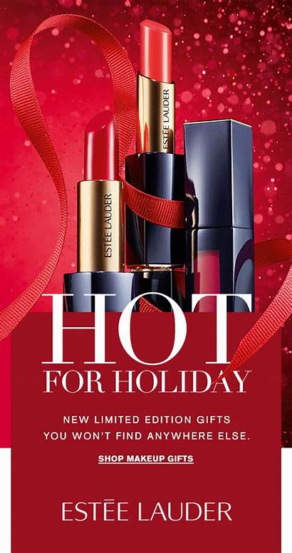 Holiday Beauty Lauder Milled Banner Cosmetic Email