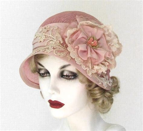 Hand Made Vintage Style Shabby Chic Cloche Summer Hat By Gails Custom