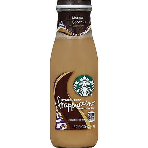 Starbucks Frappuccino Mocha Coconut Chilled Coffee Drink 13 7 Fl Oz