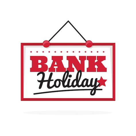 Free Vector Flat Design Bank Holiday Labels Set