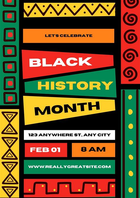 Black History Month Border