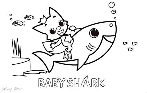 Free printable coloring pages & educational worksheets 11 Baby Shark Coloring Pages Free Printable For Kids Easy ...