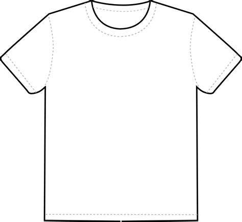 T Shirt Template Online ClipArt Best