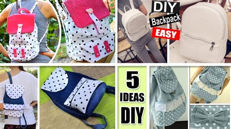 5 Diy Backpack Fantastic Ideas Fast Making Way Lovely Backpack
