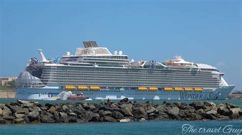 K Wonder Of The Seas Inaugural Arrival To Port Of San Juan On