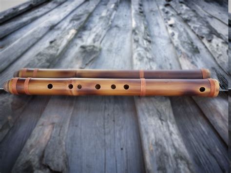 Bamboo Flute Bansuri Indian Wooden Flute Etsy
