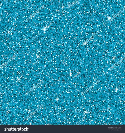 Seamless Bright Blue Glitter Texture Shimmer Stock Vector Royalty Free