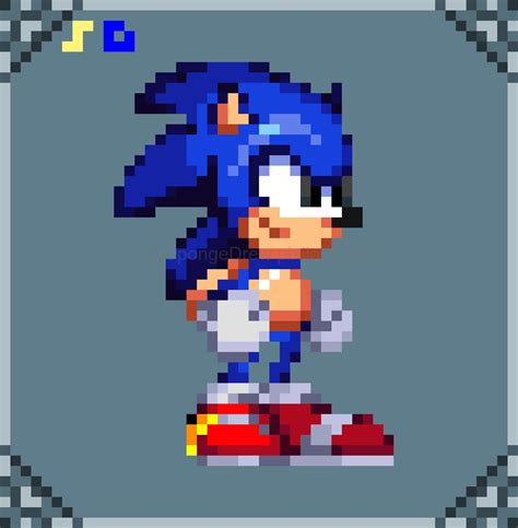 Sonic Sprites By Spongedrew Pixilart