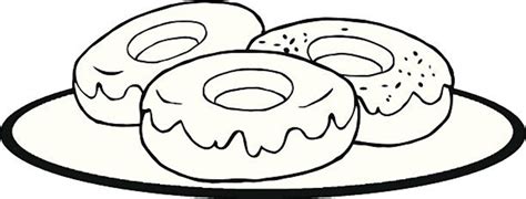 Download High Quality Donut Clip Art Black And White Transparent Png