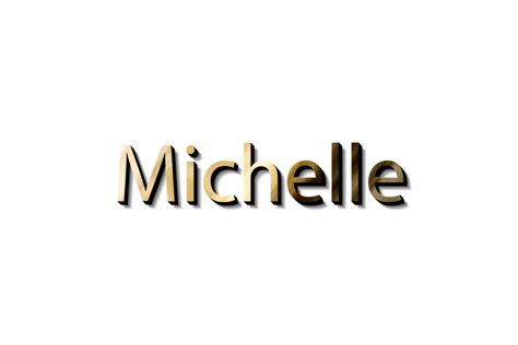 michelle name 3d 16618604 png